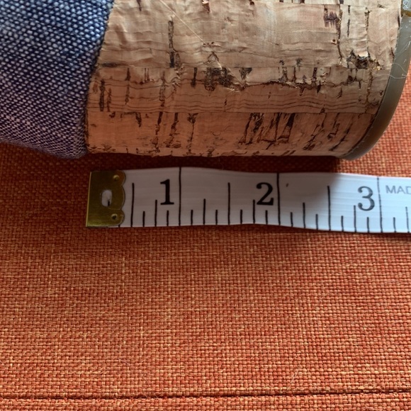 TOMS Chambray Cork Wedge Sandals ~Size 8.5 - Picture 7 of 7